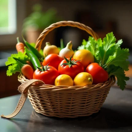 Basket of Vegetables & Herbs - ₹499